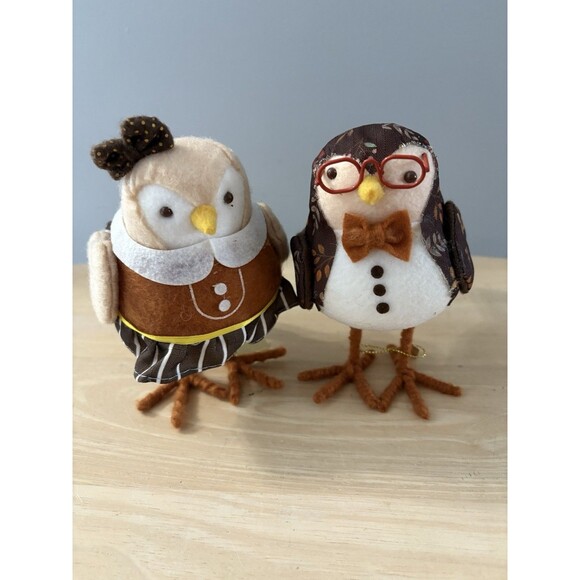 Target 2018 Featherly Friends OATS & JUNIPER Fabric Birds Fall Thanksgiving - Picture 10 of 10